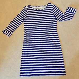 Lilly Pulitzer Marlowe navy striped cotton dress size xs